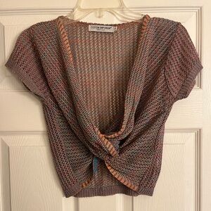 NWOT Cotton Emporium Knit Twist Top